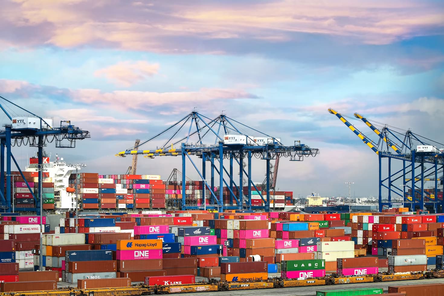 Logistics background